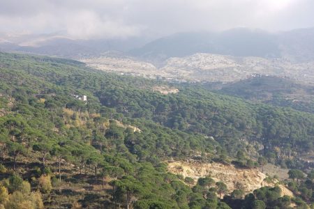 View from the road Hammana, Ain Dara