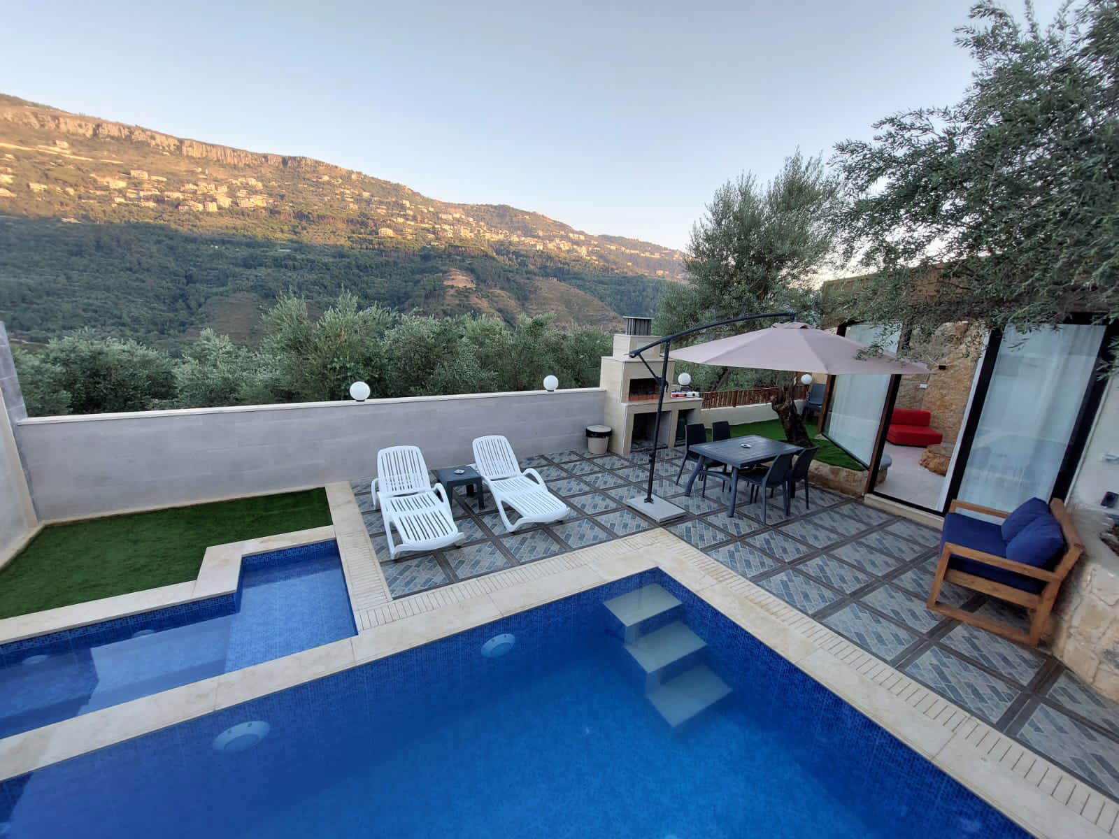 Chalet A with Waterfall Pool – Kfarmatta, Chouf