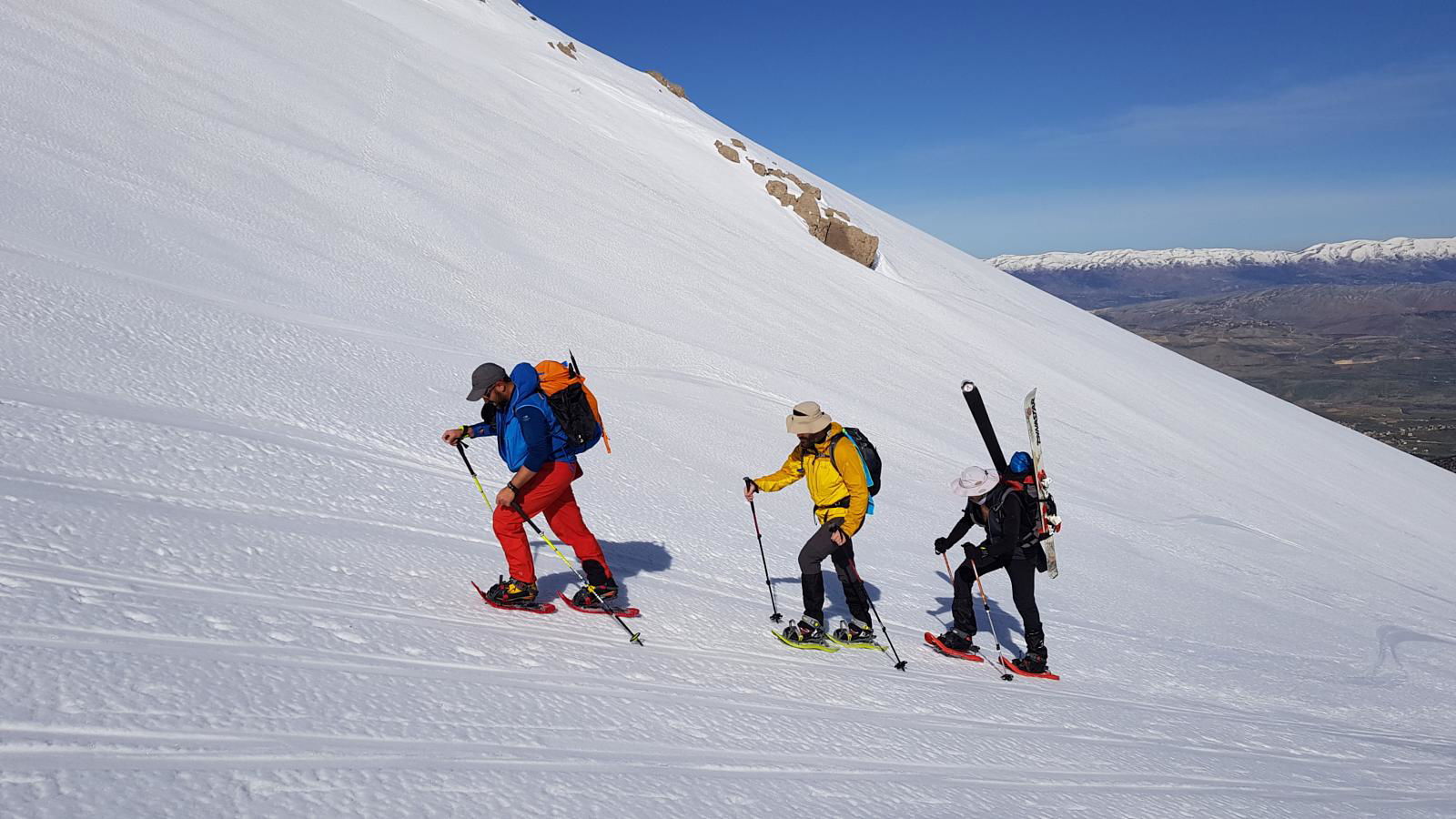 Mount Hermon winter ascent (Summit at 2813 m)