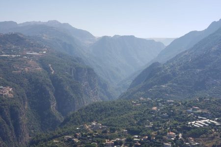 View from Yahchouch road