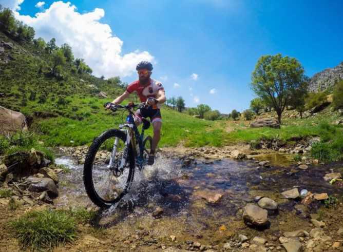 Mountain biking Akoura