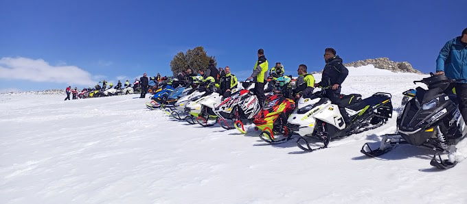 Ski-doo in Akoura