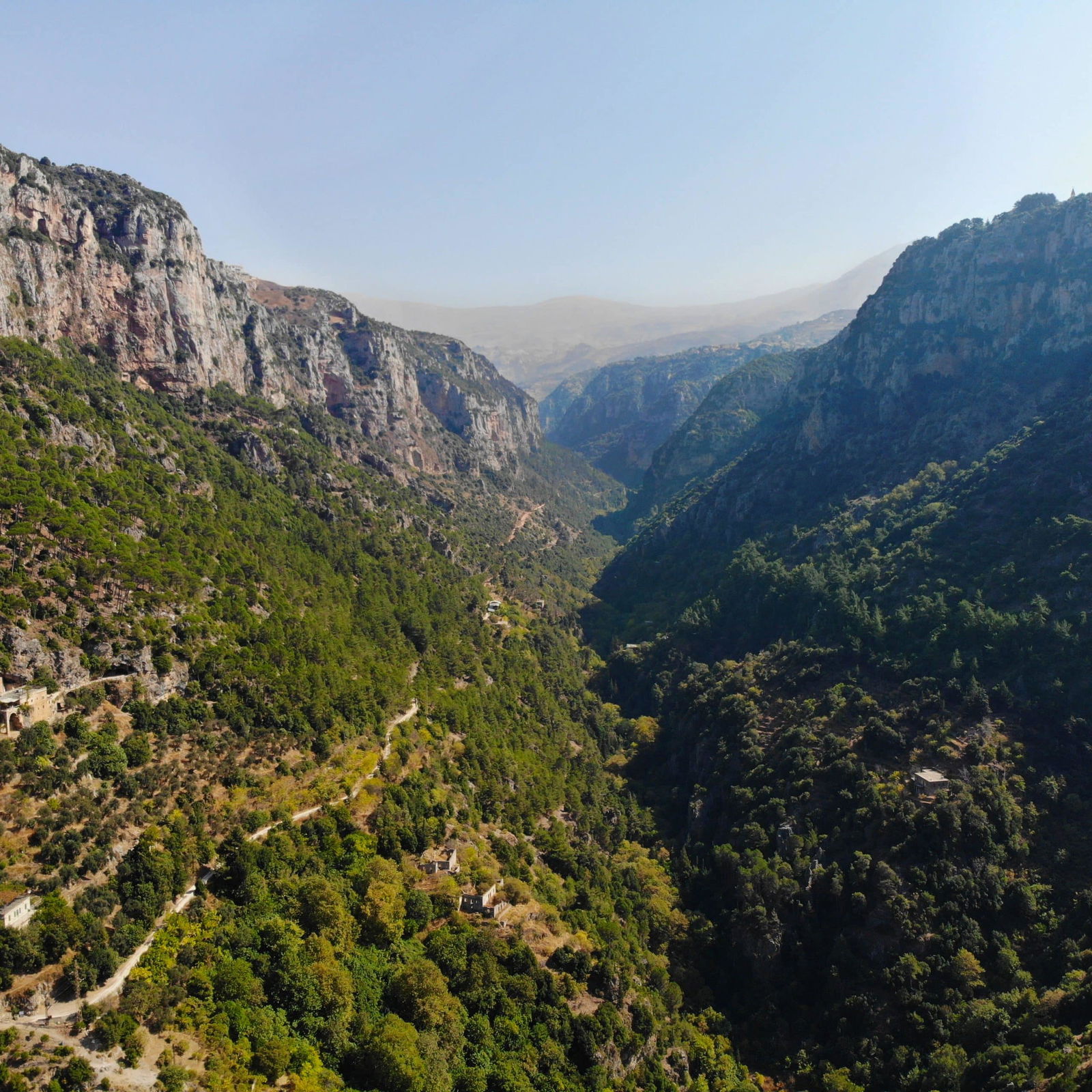 Scenic Drive by Qannoubine Valley