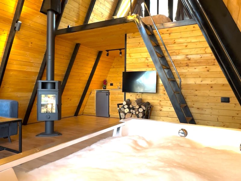 A-shaped Bungalow 4 with Indoor Jacuzzi  – Douma