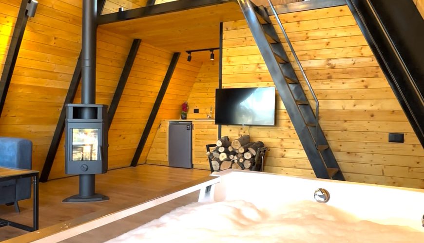 A-shaped Bungalow 4 with Indoor Jacuzzi  – Douma