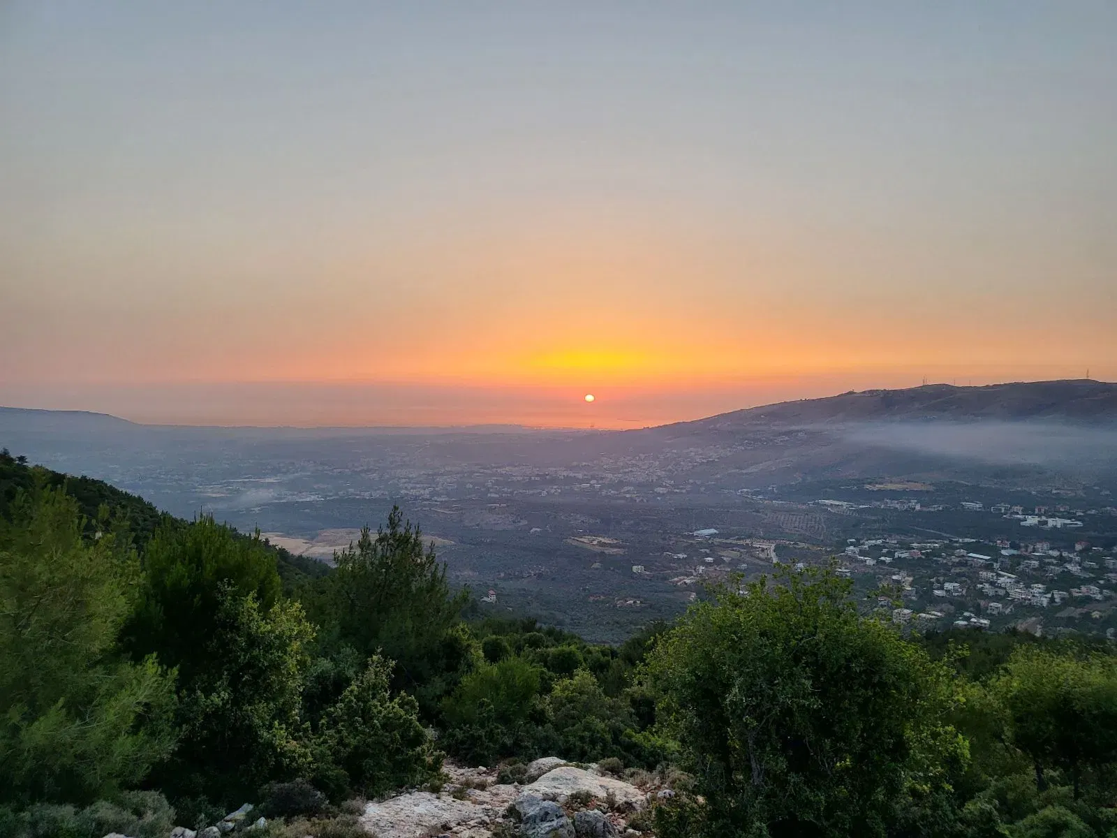 View with Sunset Beit Sabra Dannieh