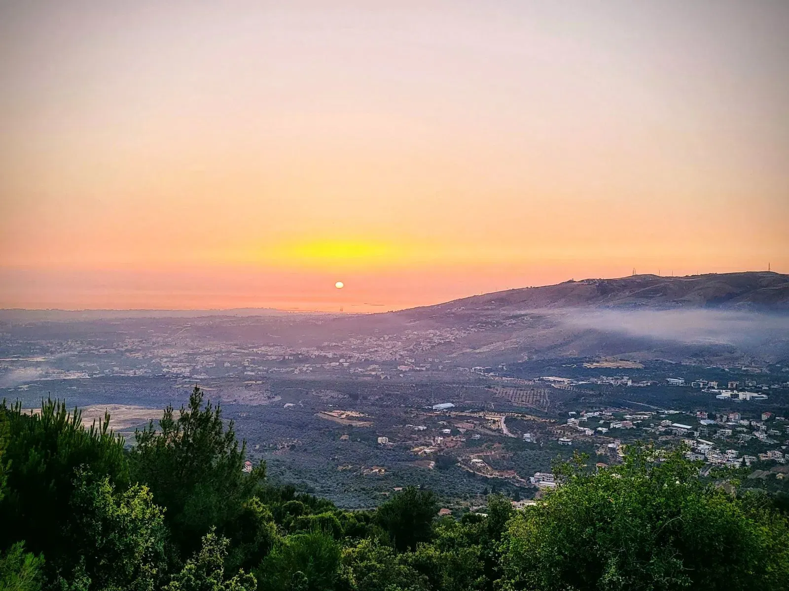 View with Sunset Beit Sabra Dannieh