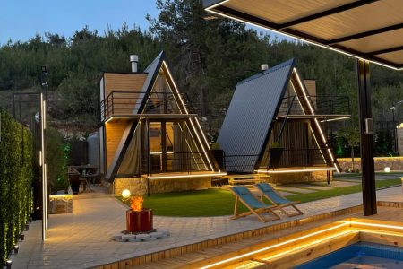 A- Shaped Bungalows with Pool – Daraya, Chouf